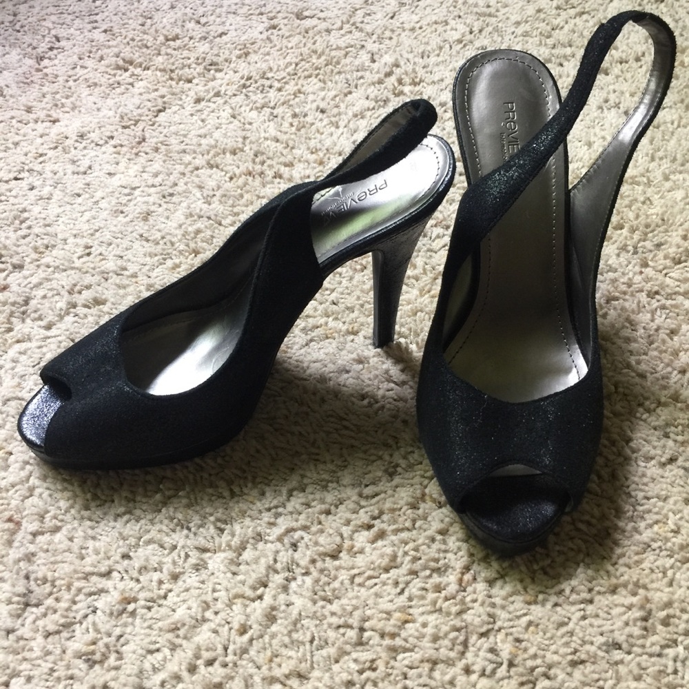 Black heels